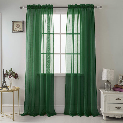 Adore the Decor™ Sheer Rod Pocket 54 x 84in. Single Curtain Panel